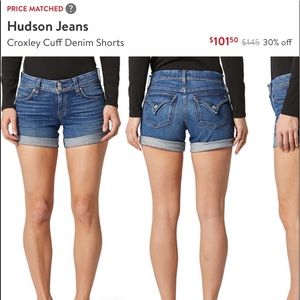 Hudson Jean shorts